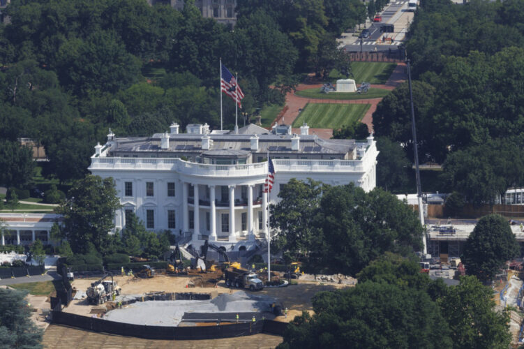 Trump says he’s building a White House helipad for a new, more powerful Marine One